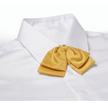 Gold Adjustable Band Polyester Satin Floppy Bow Tie